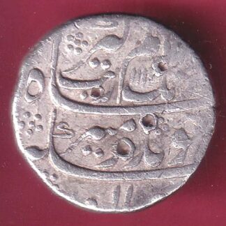 MUGHALS AURANGZEB SOLAPUR MINT RY 46 RARE SILVER COIN  – FB7709