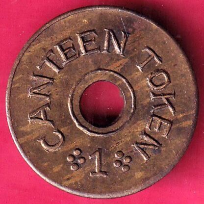 CANTEEN TOKEN – D.C.C. SIKA CANTEEN TOKEN –FB7808 - Image 2