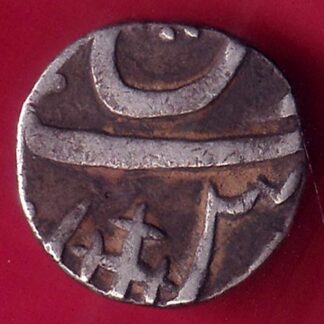 BROACH STATE CROSS MARK half RUPEE –FB7880