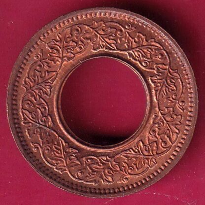 British india UNC 1945 one pice copper coin- FB7941 - Image 2
