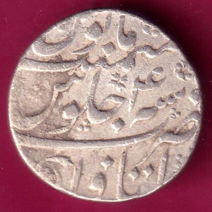 MUGHALS RY 4 FARRUKHSIYAR  ITAWA MINT ONE RUPEE RARE SILVER COIN –FB7951