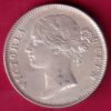 EAST INDIA COMPANY 1840 DIVIDED LEGEND VICTORIA QUEEN 1 RUPEE SILVER COIN– FB8071