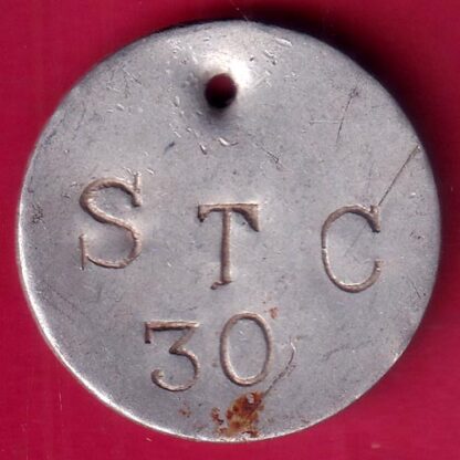 ROUND TOKEN "S.T.C. 30   – FB8087