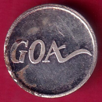 ROUND SILVER TOKEN : Weight – 1.01 gm: GOA  – FB8122 - Image 2