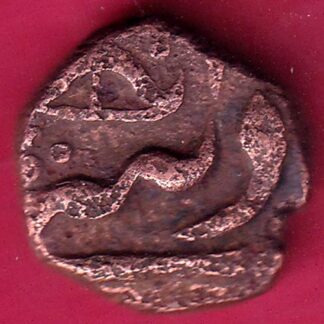HYDERABAD FEUDATORY AURANGABAD MINT BOW & ARROW COPPER PAISA -FB8166