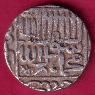 MUGHALS AKBAR GWALIOR MINT ONE RUPEE RARE SILVER COIN -FB8191