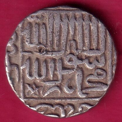 MUGHALS AKBAR GWALIOR MINT ONE RUPEE RARE SILVER COIN -FB8191