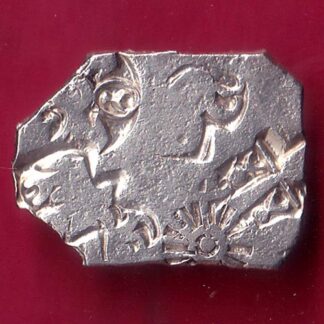 ANCIENT INDIA MAURYAN PERIOD ANIMAL STANDING MAGADH DYNASTY SILVER PUNCHMARK – FB8268