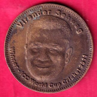 TOSS COIN: ICC WORLD CUP CRICKET 2011 VIRENDRA SEHWAG  – fb8102