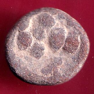 ANCIENT INDIA SATAVAHANA IKSHVAKU DYNASTY LEAD UNIT ELEPHANT STANDING COIN– F1717