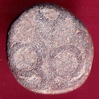ANCIENT INDIA SATAVAHANA IKSHVAKU DYNASTY LEAD UNIT ELEPHANT STANDING COIN– F1717 - Image 2