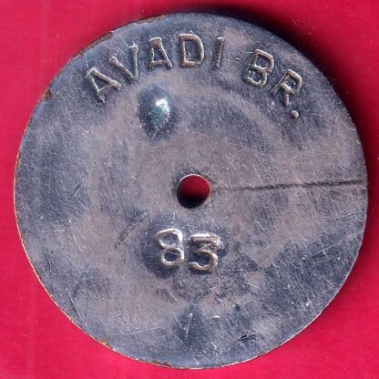 BANK TOKEN – VIJAYA BANK BR, AVADI – F1725
