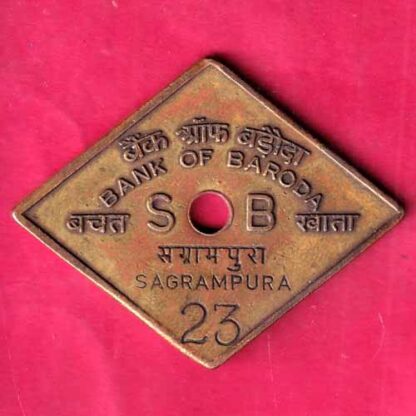 BANK TOKEN : STATE BANK OF BARODA SAGRAMPURA SAVING ACCOUNT 23–F1823