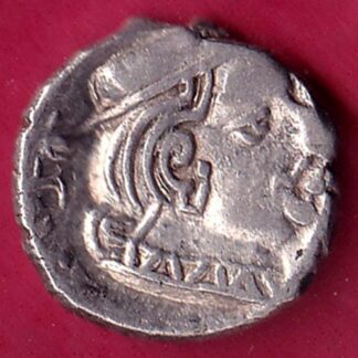 ANCIENT INDIA KSHATRAP DYNASTY KING PORTRAIT SILVER COIN – F1856