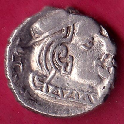 ANCIENT INDIA KSHATRAP DYNASTY KING PORTRAIT SILVER COIN – F1856