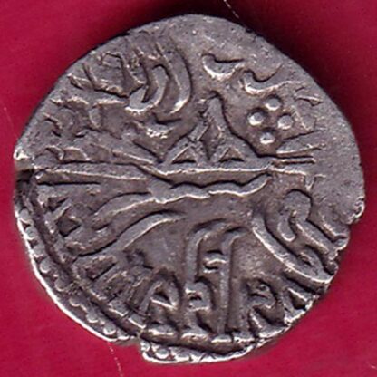 ANCIENT INDIA KSHATRAP DYNASTY KING PORTRAIT SILVER COIN- F1894 - Image 2