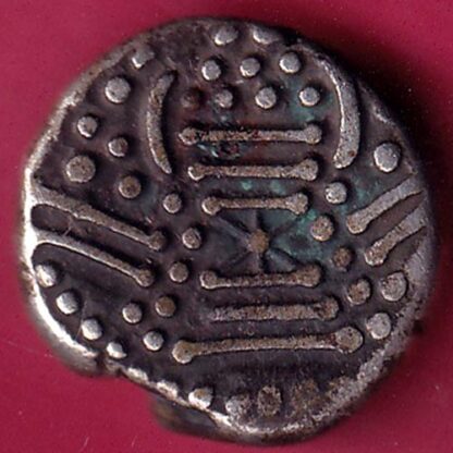 ANCIENT INDIA GADHAYA DYNASTY KING PORTRAIT COIN- F1926 - Image 2