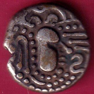 ANCIENT INDIA GADHAYA DYNASTY KING PORTRAIT COIN- F1926