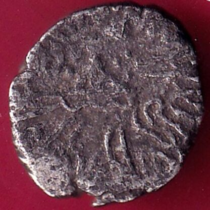 ANCIENT INDIA KSHATRAP DYNASTY KING PORTRAIT SILVER COIN- F1936 - Image 2