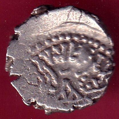 ANCIENT INDIA KSHATRAP DYNASTY KING PORTRAIT SILVER–F2027 - Image 2
