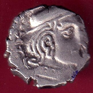 ANCIENT INDIA KSHATRAP DYNASTY KING PORTRAIT SILVER–F2027