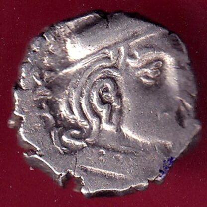 ANCIENT INDIA KSHATRAP DYNASTY KING PORTRAIT SILVER–F2027