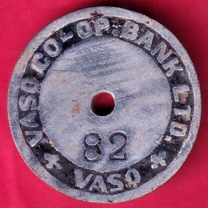 BANK TOKEN – VASO CO-OP. BANK LTD. VASO 82–F2047