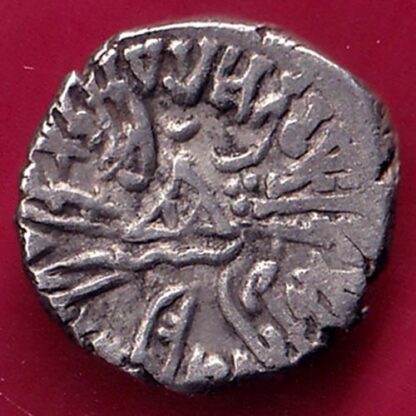 ANCIENT INDIA KSHATRAP DYNASTY KING PORTRAIT SILVER  –F2068 - Image 2