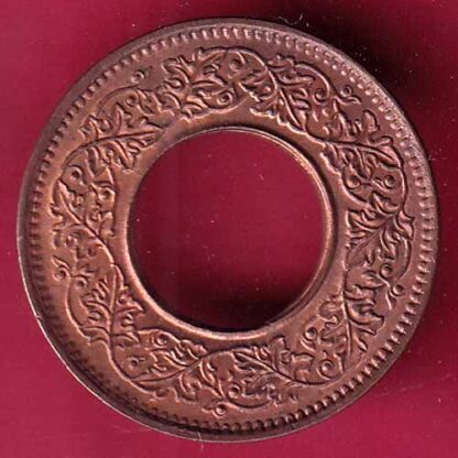 British india UNC 1945 one pice copper coin– FB8339 - Image 2