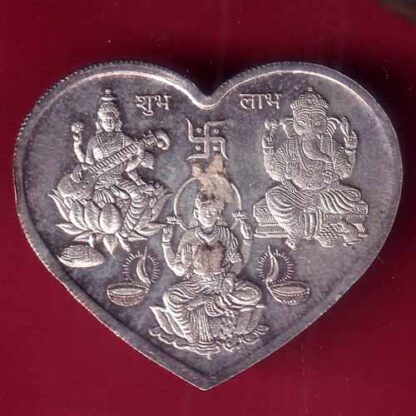 silver token: Weight – 10.16 gm trimurti "VS" 10-12-2020– FB8501