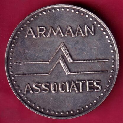 silver token: Weight – 14.96 gm: arman associates shree mahalxmi   – FB8646 - Image 2