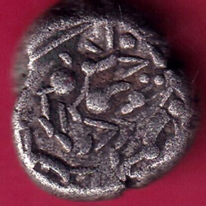 Ancient India Gadhaya Malwa Region Horse Riders rare coin – FB8648 - Image 2