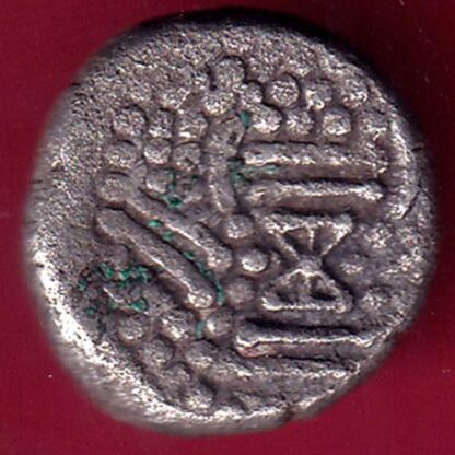 ANCIENT INDIA GADHAYA DYNASTY KING PORTRAIT COIN–FB8680 - Image 2
