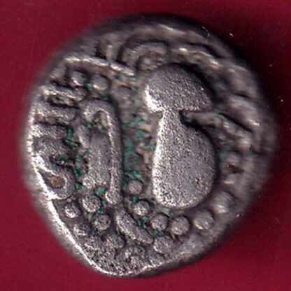 ANCIENT INDIA GADHAYA DYNASTY KING PORTRAIT COIN–FB8680