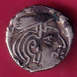 ANCIENT INDIA KSHATRAP DYNASTY KING PORTRAIT SILVER– FB8703