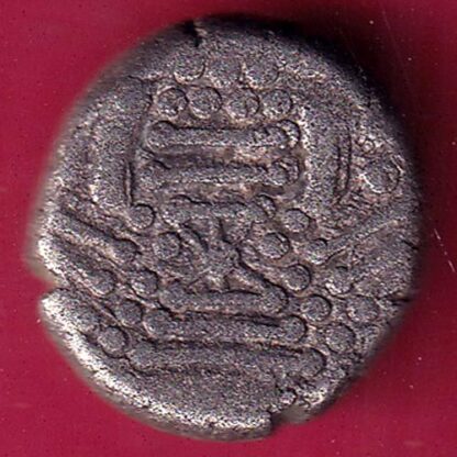 ANCIENT INDIA GADHAYA DYNASTY KING PORTRAIT COIN– FB8705 - Image 2
