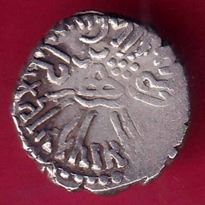 ANCIENT INDIA KSHATRAP DYNASTY KING PORTRAIT SILVER–FB8733 - Image 2