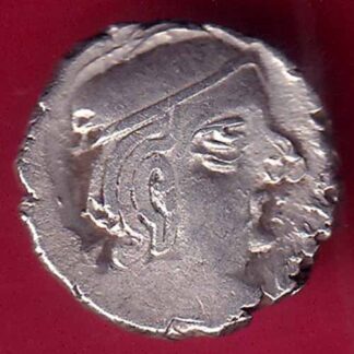 ANCIENT INDIA KSHATRAP DYNASTY KING PORTRAIT SILVER–FB8733