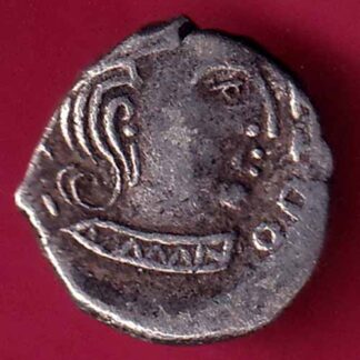 ANCIENT INDIA KSHATRAP DYNASTY KING PORTRAIT SILVER– FB8775