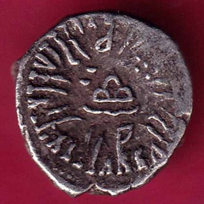 ANCIENT INDIA KSHATRAP DYNASTY KING PORTRAIT SILVER– FB8775 - Image 2