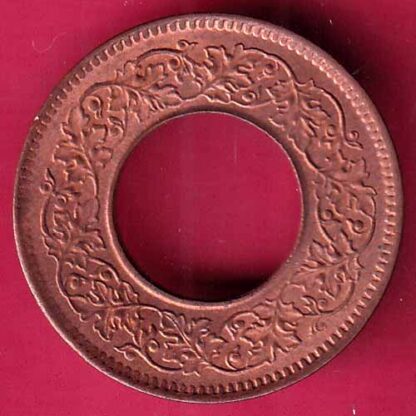 british india king george vi 1944 LAHORE MINT one pice copper coin – FB8792 - Image 2