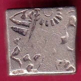 ANCIENT INDIA MAURYAN PERIOD  MAGADH DYNASTY SILVER PUNCHMARK:- FB8829