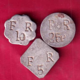 3 token set: FR5, FR10, FR25:- FB8870