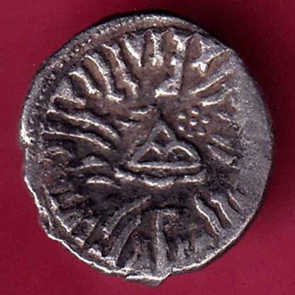 ANCIENT INDIA KSHATRAP DYNASTY KING PORTRAIT SILVER – FB8914 - Image 2