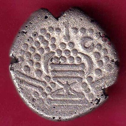 ANCIENT INDIA GADHAYA DYNASTY KING PORTRAIT COIN – FB8926 - Image 2