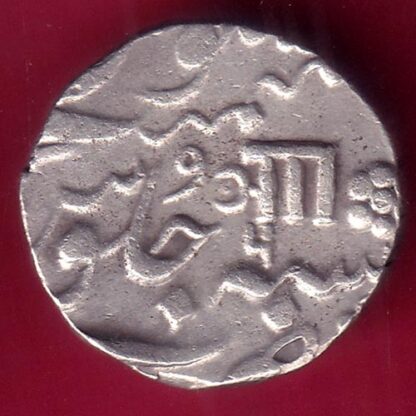 Baroda State Aanand rao Gaykwad 1 RUPEE SILVER COIN – F1765 - Image 2