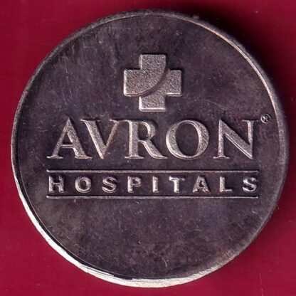 silver token: Weight – 10.09 gm : hospitals  avron rare token – F1775 - Image 2