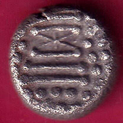 ANCIENT INDIA GADHAYA DYNASTY KING PORTRAIT COIN-   F1996 - Image 2