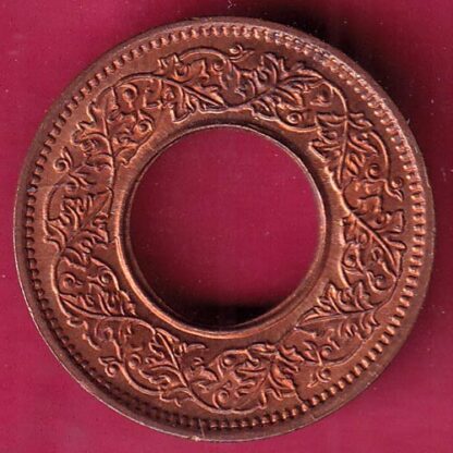 British india UNC 1945 one pice copper coin– FB8464 - Image 2