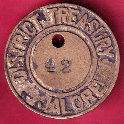 TOKEN:-TREASURY TOKEN JALORE DISTRICT 42 – FB8488